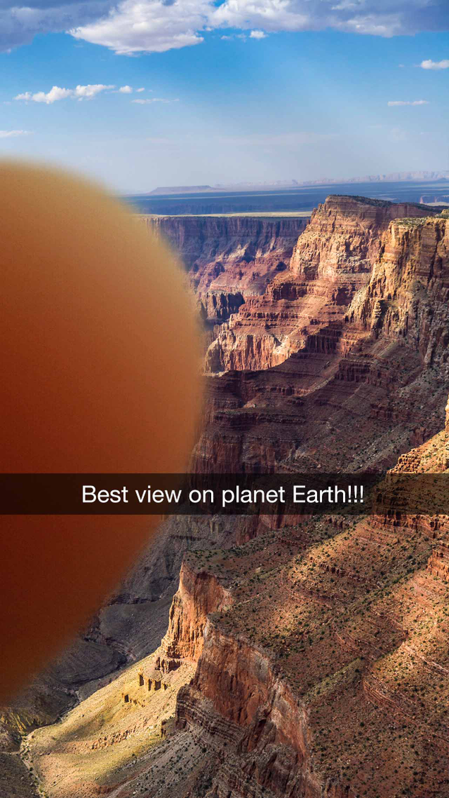 Illustration for article titled When Parents Snapchat: 5 Hilarious Snapchat Fails That Were Also Unfortunately The Last Transmissions I Received From My Mother And Father On Their Ill-Fated Trip Into The Grand Canyon